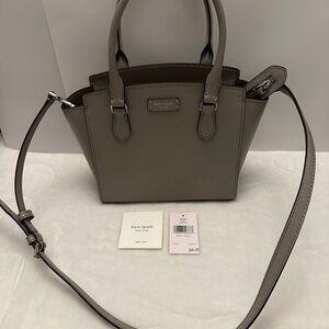 Kate Spade Jeanne Small Satchel Soft Taupe-lightly used with tags